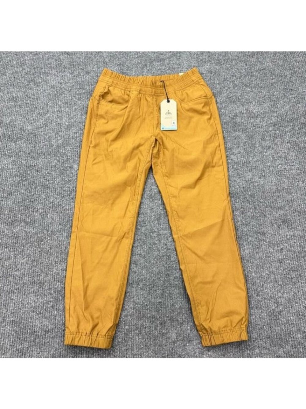 Prana Halle E-Waist Jogger II Antique Bronze Pants Pull On Outdoor Womens 8 NEW